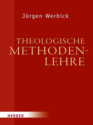 cover image of Theologische Methodenlehre